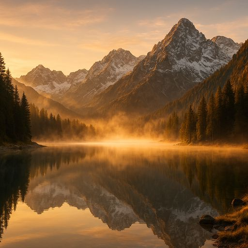 A landscape image generated in MTN AI Canvas